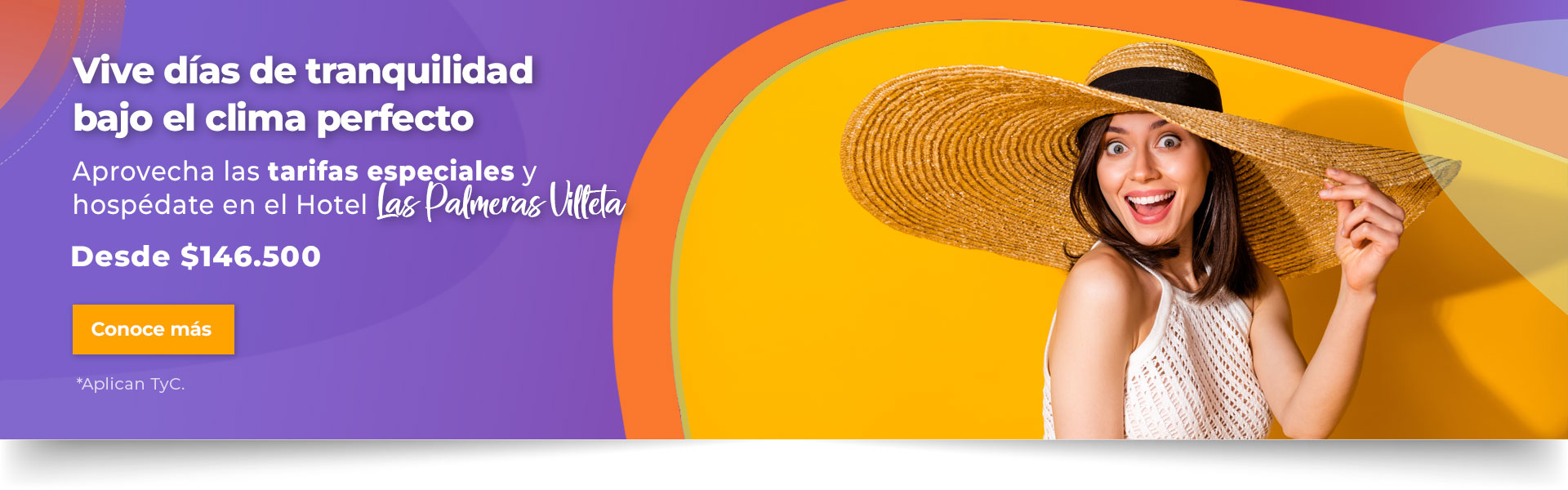 Aprovecha las tarifas especiales y hospédate en el Hotel Las Palmeras Villeta 